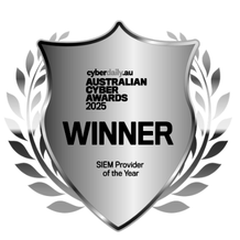 Australian Cyber Awards 2025 winner badge: SIEM Provider of the Year