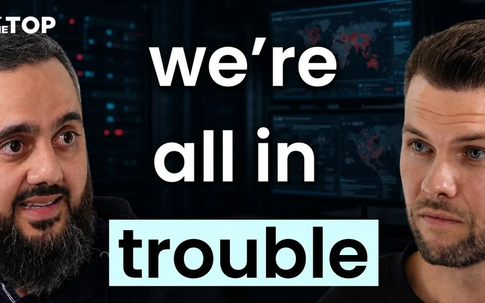 Ahmed Khanji and Ben Andrews on the “At The Top” interview titled “we’re all in trouble”.