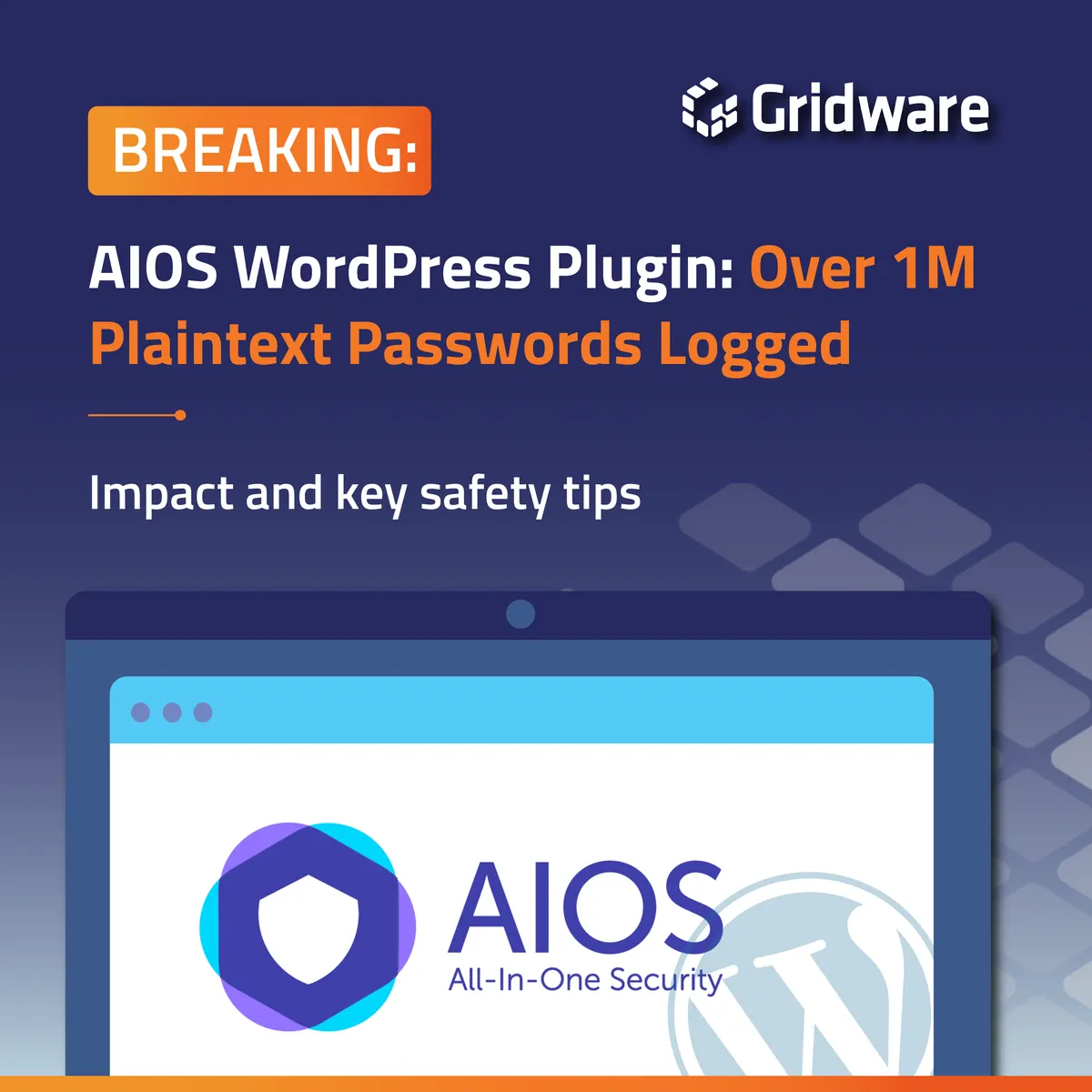 AIOS WordPress Plugin: Over 1M Plaintext Passwords Logged